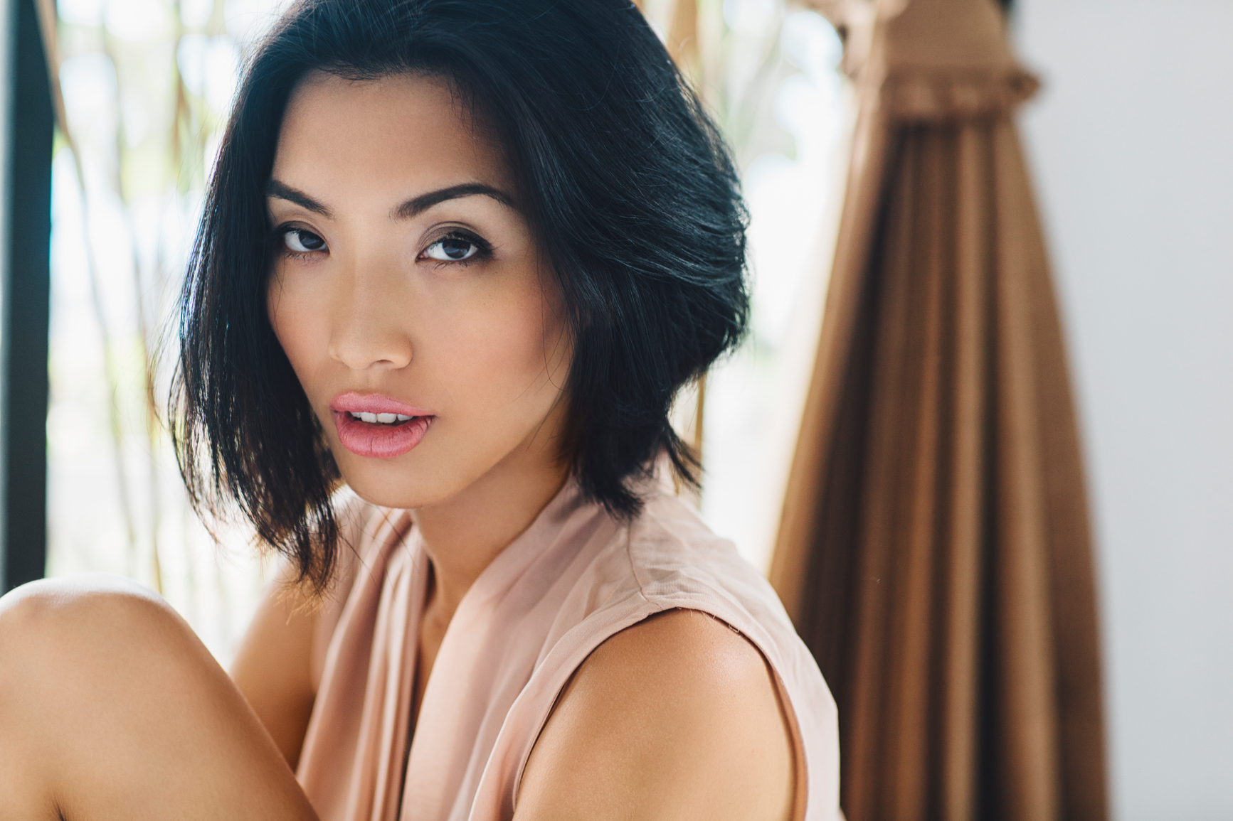 Portrait of a beautiful Asian woman.